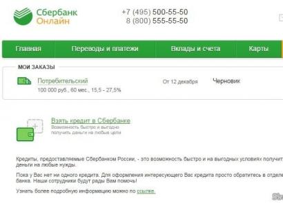 Ri-aplikimi për një kredi në Sberbank: si dhe brenda çfarë kuadri mund të aplikoni në internet pas një refuzimi